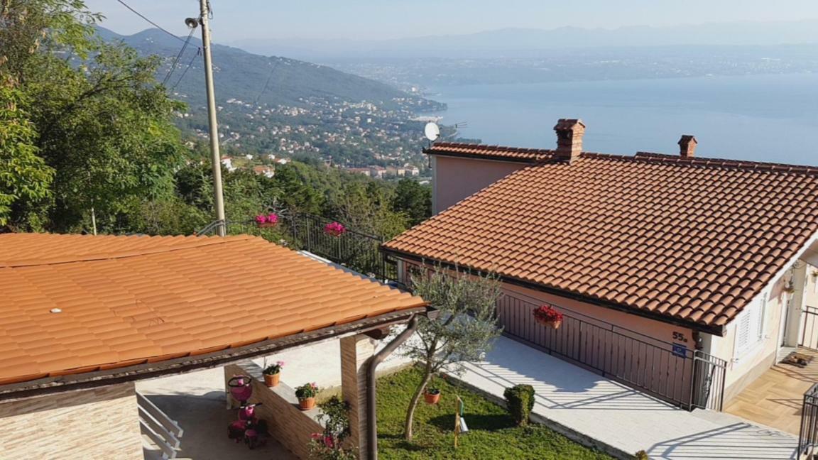 House Anastazia With Spectacular View Villa Lovran Exteriör bild